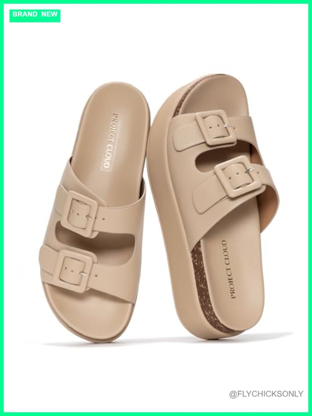 Lightweight Faux Leather Platform Wedge Sandals Adjustable Strap Slip On